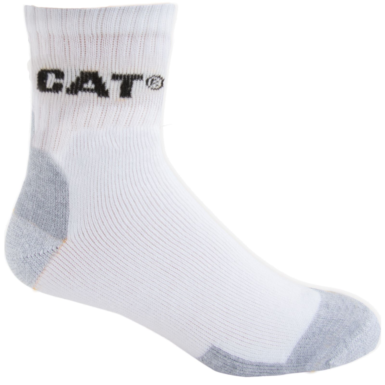 Caterpillar All Season Work Quarter 3-pack Philippines - Mens Socks - White 25806VICQ